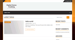 Desktop Screenshot of digitalhomecooking.com