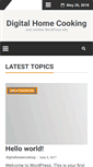 Mobile Screenshot of digitalhomecooking.com